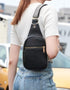 Unisex crossbody Fashion Shoulder Sling Bag / Backpack  Black